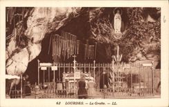 CPA Lourdes La Grotte 