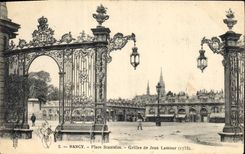CPA Nancy Place Stanislas Grilles de Jean Lamour 