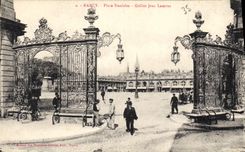 CPA Nancy Place Stanislas Grilles Jean Lamour 