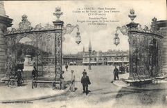 CPA Nancy Place Stanislas Grilles en fer forge par Jean Lamour 