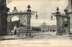 CPA Nancy Place Stanislas et Grilles Jean Lamour 