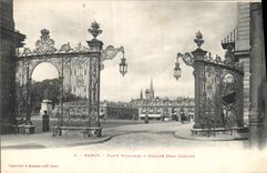 CPA Nancy Place Stanilas a Grilles Jean Lamour 