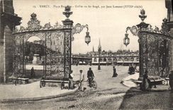 CPA Nancy Place Stanislas en fer forges par Jean Lamour 