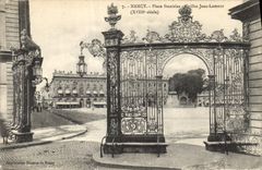 CPA Nancy Place Stanislas Grilles Jean Lamour 