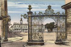 CPA Nancy Place Stanislas Grilles en fer Jean Lamour 
