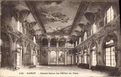CPA Nancy Grand Salon de l'hotel de Ville 