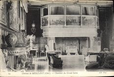 CPA Chateau de Meillant Cheminee du Grand Salon 