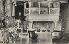 CPA Chateau de Meillant Cheminee de grand Salon 