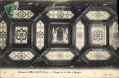 CPA Chateau de Meillant Plafond de la Salle a Manger 