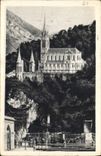 CPA Lourdes La Grotte et la Basilique 