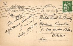 CPA Lourdes Vue d’ensemble sud la Basilique et le calvaire prise du Chateau Fort 