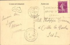 CPA Lyon Notre Dame de Fourviere la Façade 