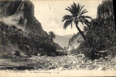 CPA El Kantara La Riviere et les Gorges 