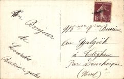 CPA Lourdes La Basilique et le Rosaire 