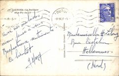 CPA Lourdes La Basilique et le Pic du Jer 