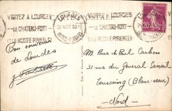 CPA Lourdes Entree de l'Esplanade 