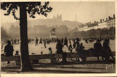 CPA Lyon Rhone Place Bellecour 