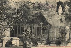 CPA Abbaye de la Trappe d'Aiguebelle La Grotte de Lourdes 
