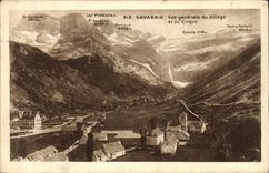 CPA Gavarnie Vue generale du Village 