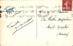 CPA Souvenir de Lourdes a la Grotte J'Ai Prie Pour Vous 