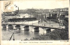 CPA Lyon Pont du Change Cotean des Chartreux 