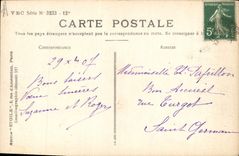 CPA Mes Meilleurs Voeux de bonheur dans un Baiser 