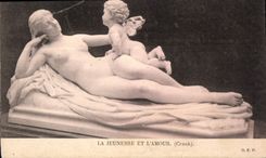 CPA La Jeunesse et L'Amour Ange