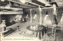 CPA L'Auvergne Interieur d'une Maison auvergnate 