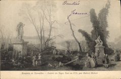 CPA Bosquets de Versailles Entree du Tapis Vert 