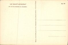 CPA Ile Saint Honorat Un coin du cimetiere du monastere 