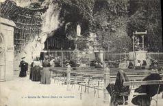 CPA Grotte de Notre de Lourdes 