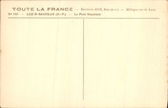 CPA Luz St Sauveur La Pont Napoleon 