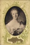 CPA Duchesse d'Orians par Hattier Femme