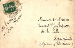 CPA Maison Folklore Chevre