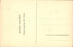 CPA Andrea Solario Christus da Kreuz iragend 