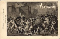 CPA Les Sabines D'apres David peintre francais 