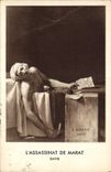 CPA L'Assasinat de Marat David 