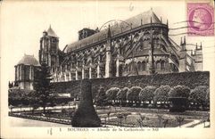 CPA Bourges Abside de la Cathedrale 