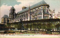 CPA Bourges La Cathedrale partie Sud 