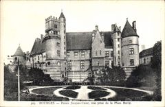 CPA Bourges Palais Jacques Coeur vue de la Place Berry 