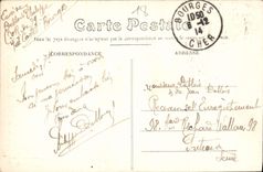 CPA Bourges Cathedrale Ensemble du Portail St Ursin 