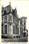 CPA Bourges Hotel des Postes Facade de la Rue Moyenne 