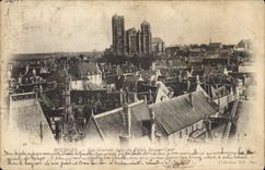 CPA Bourges Vue Generale prise du Palais Jacques Coeur 