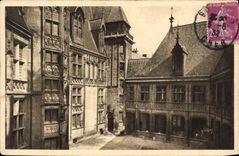 CPA Bourges Cher Hotel de Jacques Coeur La Cour 