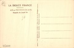 CPA Aix en provence B du R Mausolee de Joseph Sec 