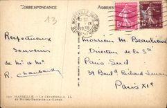 CPA Marseille la Cathedrale et Notre Dame de la Garde 