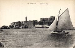 CPA Marseille le Chateau d'If Bateau