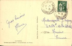 CPA Les Pyrenees Environs de Cauterets le Lac de Gaube 