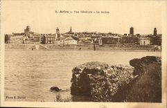 CPA Arles vue generale le Rhone 