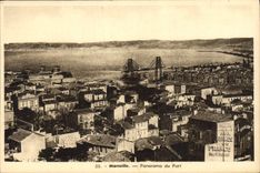 CPA Marseille Panorama du Port 
